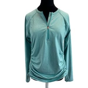 CALIA by Carrie Underwood Zip Up Rash  Guard M